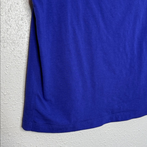 Athleta Women's Royal Blue Mock Neck Tank Top Size Small - Picture 4 of 6